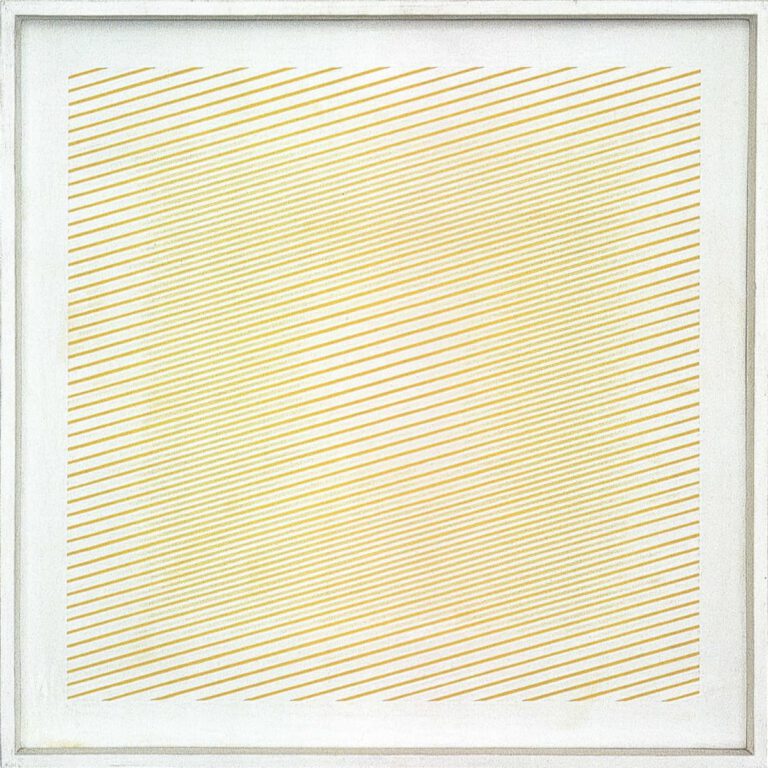 Bernhard Sandfort -- "Gelb aus zwei Ebenen" – 1964 – 58 x 58 cm